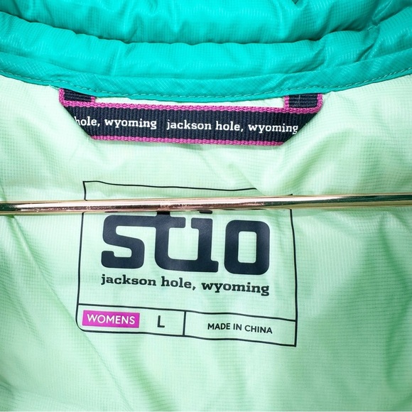 Stio Pinion Down Vest Green Size Large - Picture 5 of 6